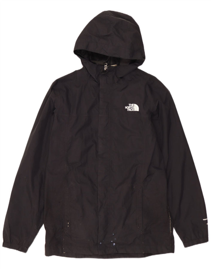 The North Face Boys Regnjakke med hætte 14-15 år XL sort nylon