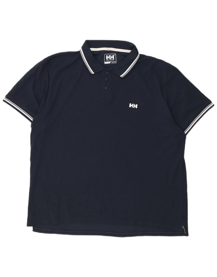 Helly Hansen Herre Polo Shirt 3XL Navy Blue Polyester