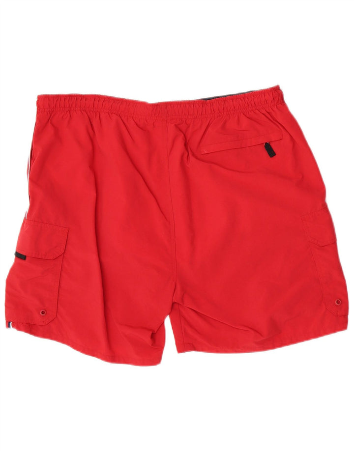 Nautica Badeshorts til mænd store røde nylon