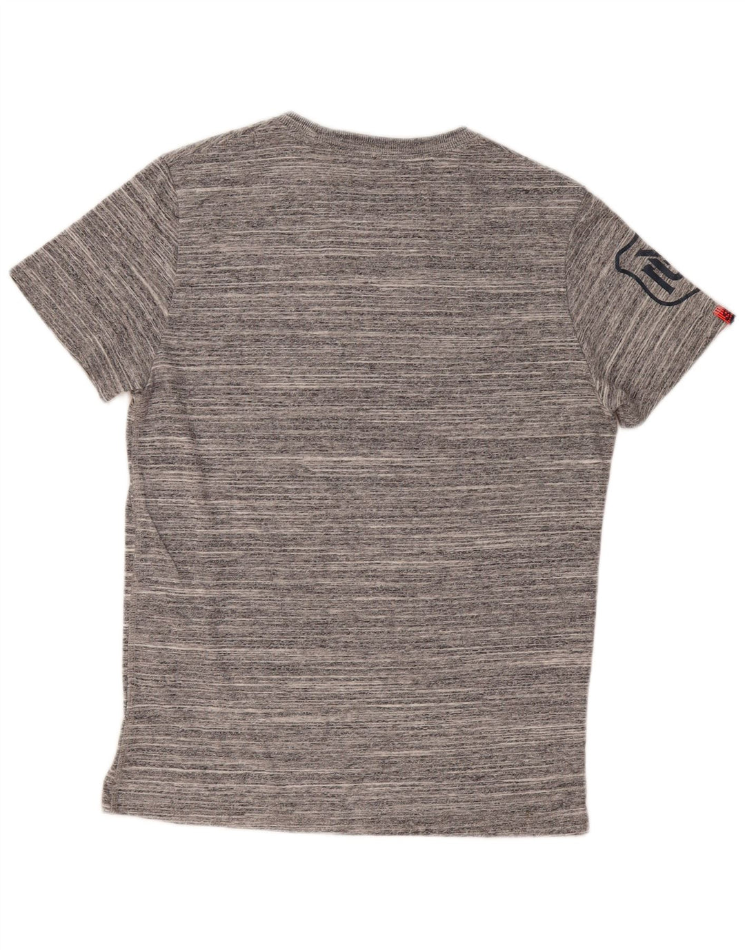 Superdry Grafisk T-shirt top til mænd, stor grå flækket