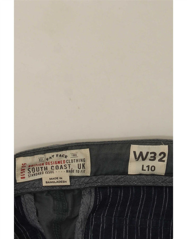 Fat Face Herre Cargo Shorts W32 Medium Blue Bomuld
