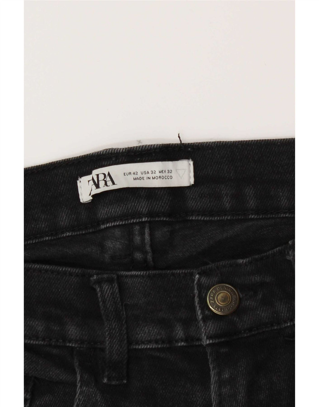 Zara Herre Slim Jeans EU 42 Large W32 L30 Grå