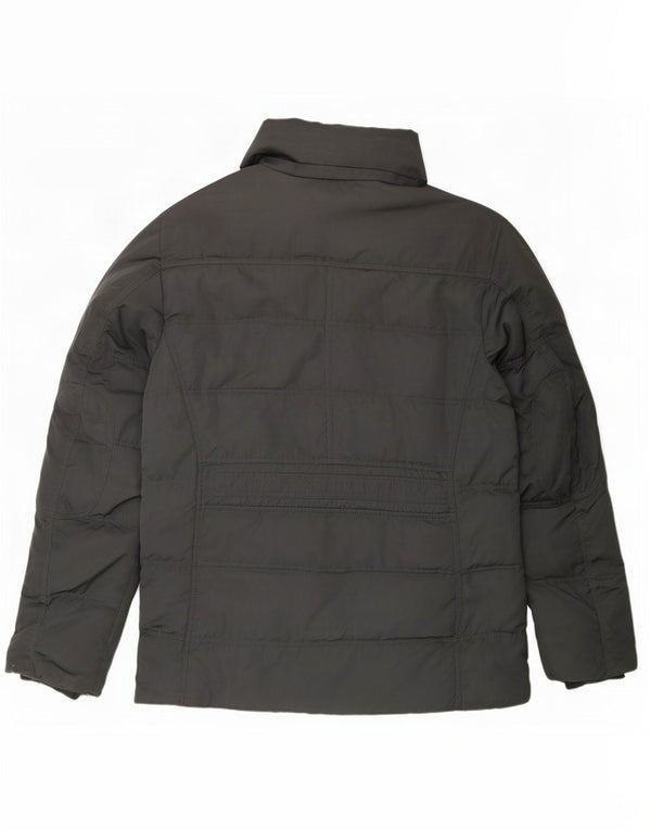 Hackett Herre polstret jakke UK 40 Large Grå Polyester