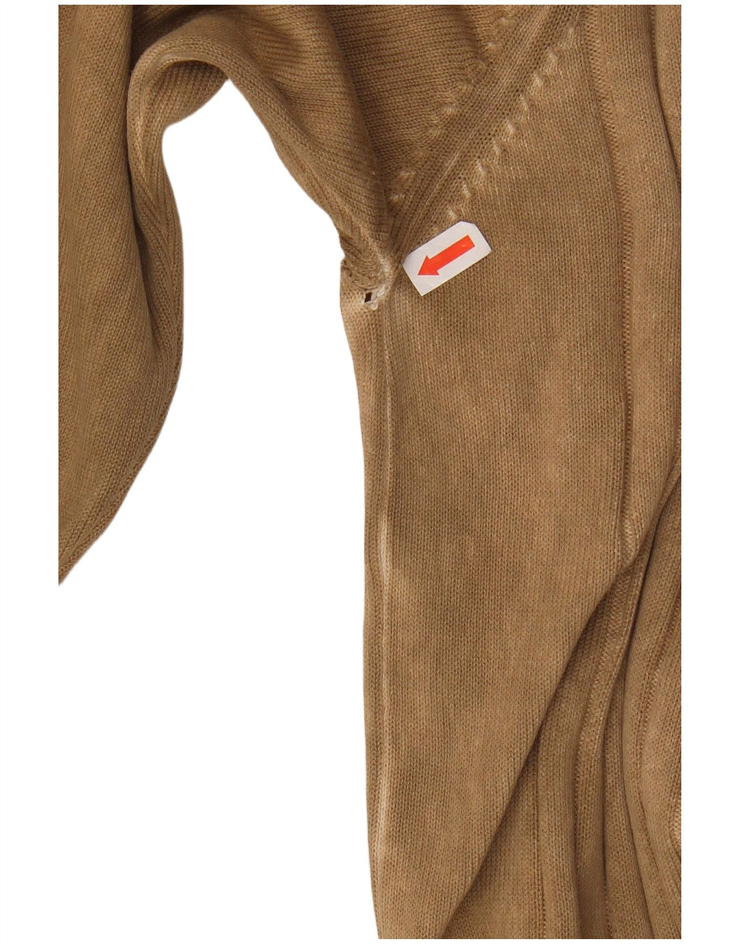 MARLBORO CLASSICS Mens Zip Neck Jumper Sweater 2XL Brown Cotton