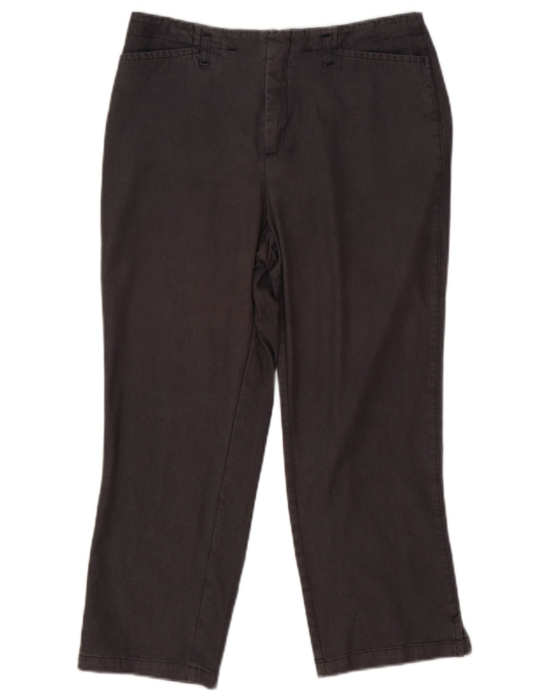 Stefanel Lige Capri Bukser IT 42 Medium W29 L22 Grå Viscose