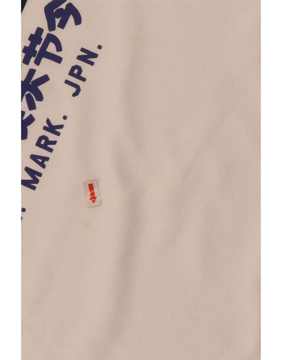 Superdry Grafisk T-shirt top til mænd, lille hvid bomuld