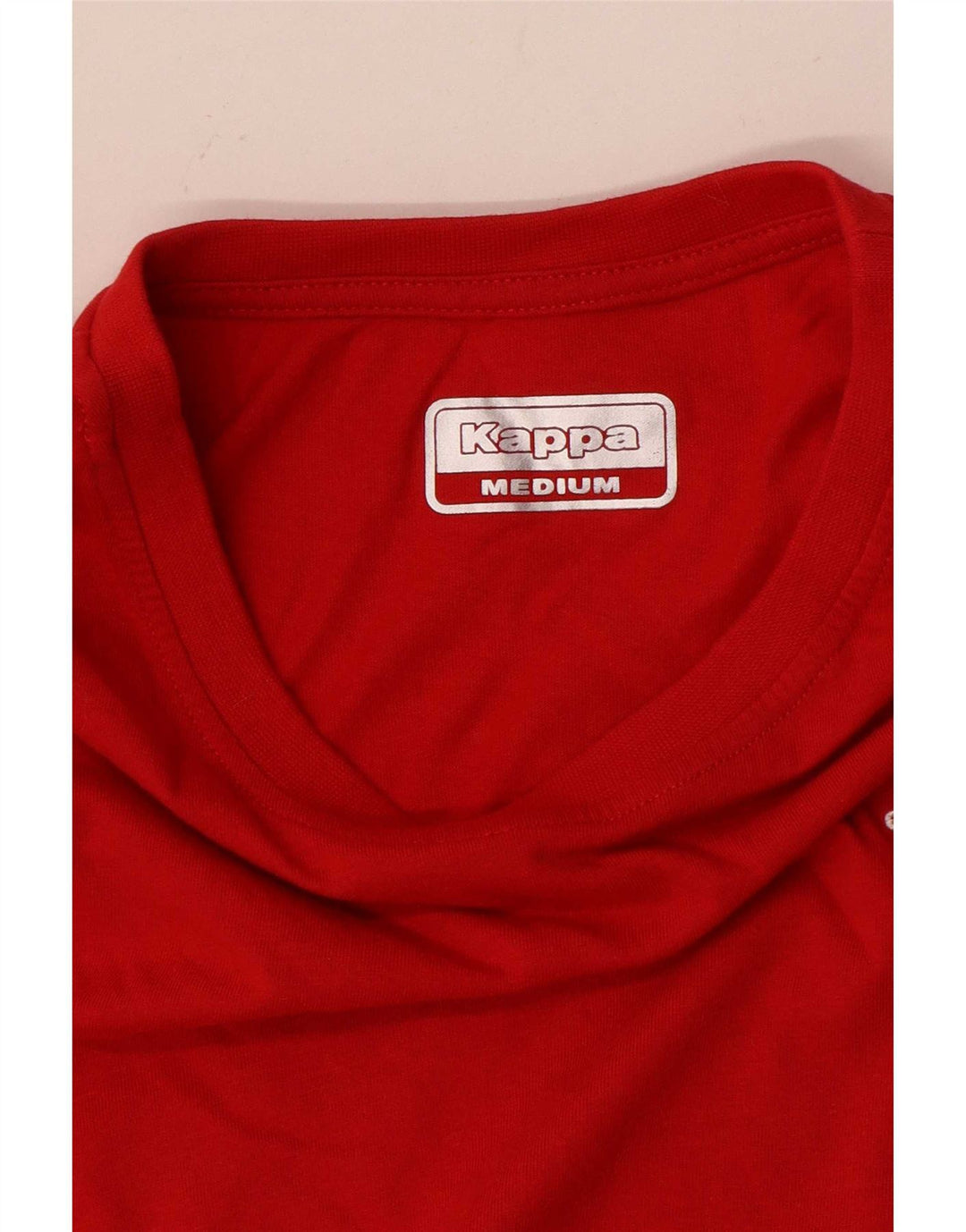 Kappa Herre T-Shirt Top Medium Rød