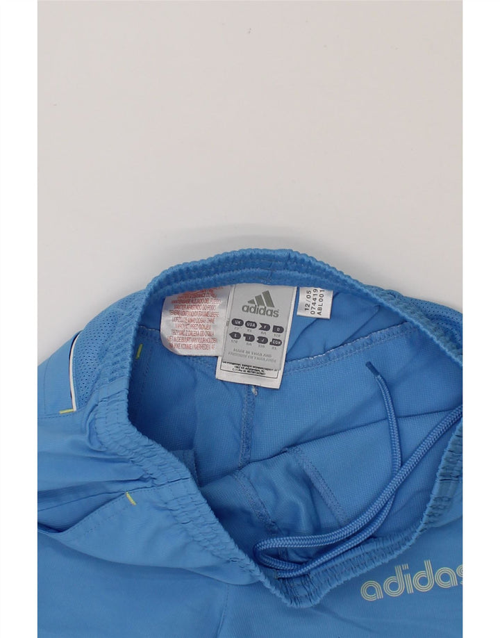 ADIDAS Boys Capri Tracksuit Trousers 7-8 Years  Blue Colourblock Vintage Adidas and Second-Hand Adidas from Messina Hembry 