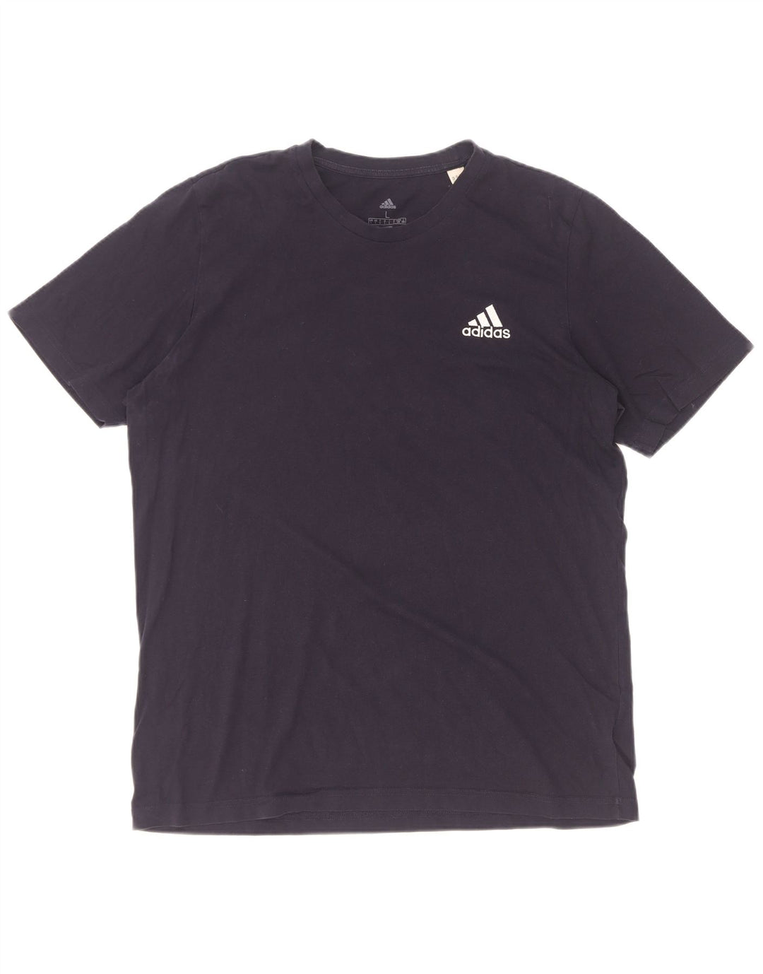 Adidas Herre T-Shirt Top Stor Marineblå Bomuld