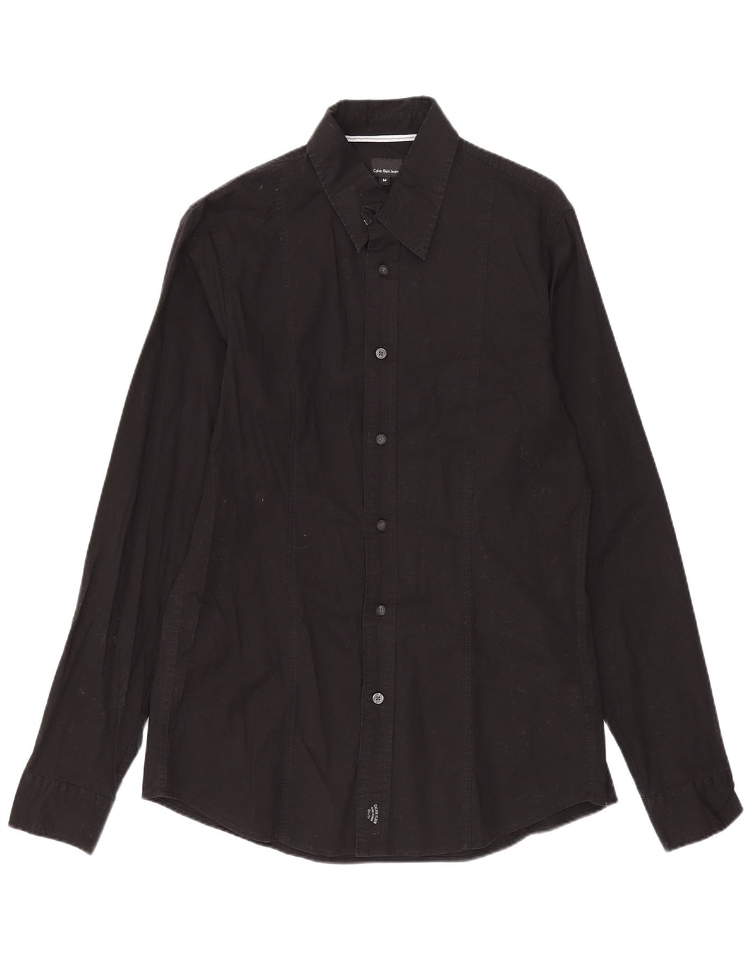 Calvin Klein Jeans Herreskjorte Medium Sort Bomuld