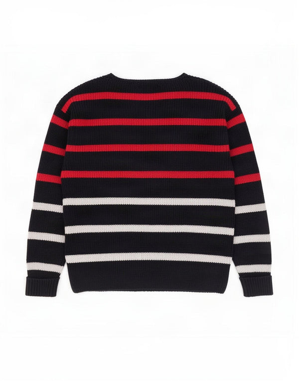Marks & Spencer Womens Boat Neck Jumper Sweater UK 14 Medium Multicoloured