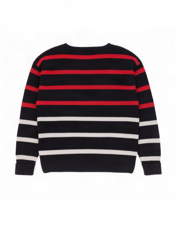 Marks & Spencer Dame Boat Neck Jumper Sweater UK 14 Medium Flerfarvet