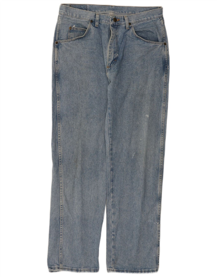 Wrangler Straight Jeans til mænd W34 L30 blå bomuld