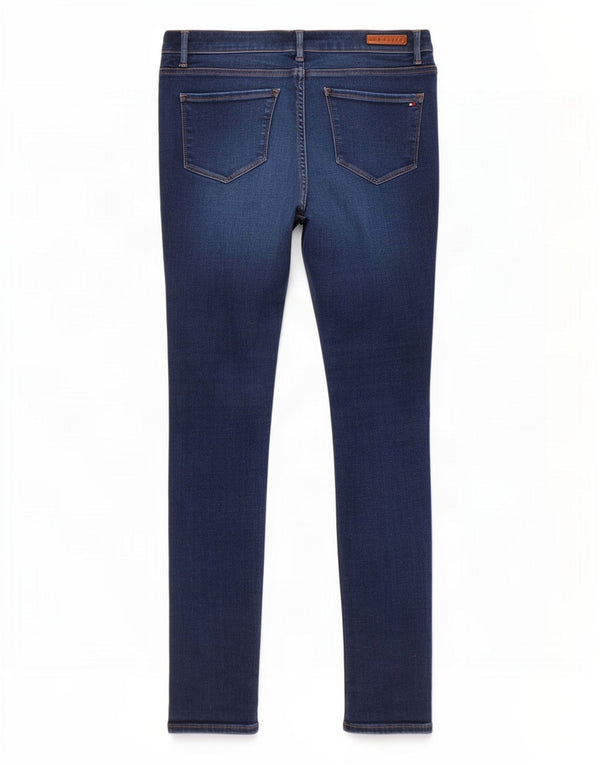 Tommy Hilfiger Womens Skinny Jeans W28 L28 Navy Blue Cotton