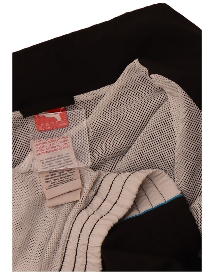 PUMA drenge grafisk træningsdragt topjakke 15-16 år Sort Colourblock