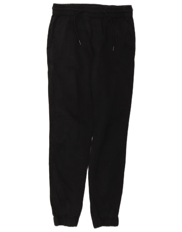 Zara Herre joggers Casual Bukser Små W30 L28 Sort Bomuld