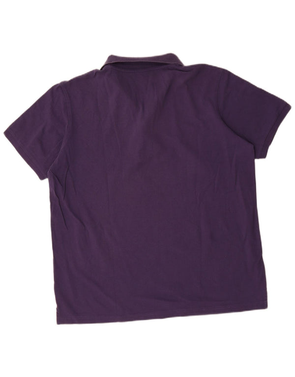 Lotto Herre Polo Shirt 2XL Lilla Bomuld