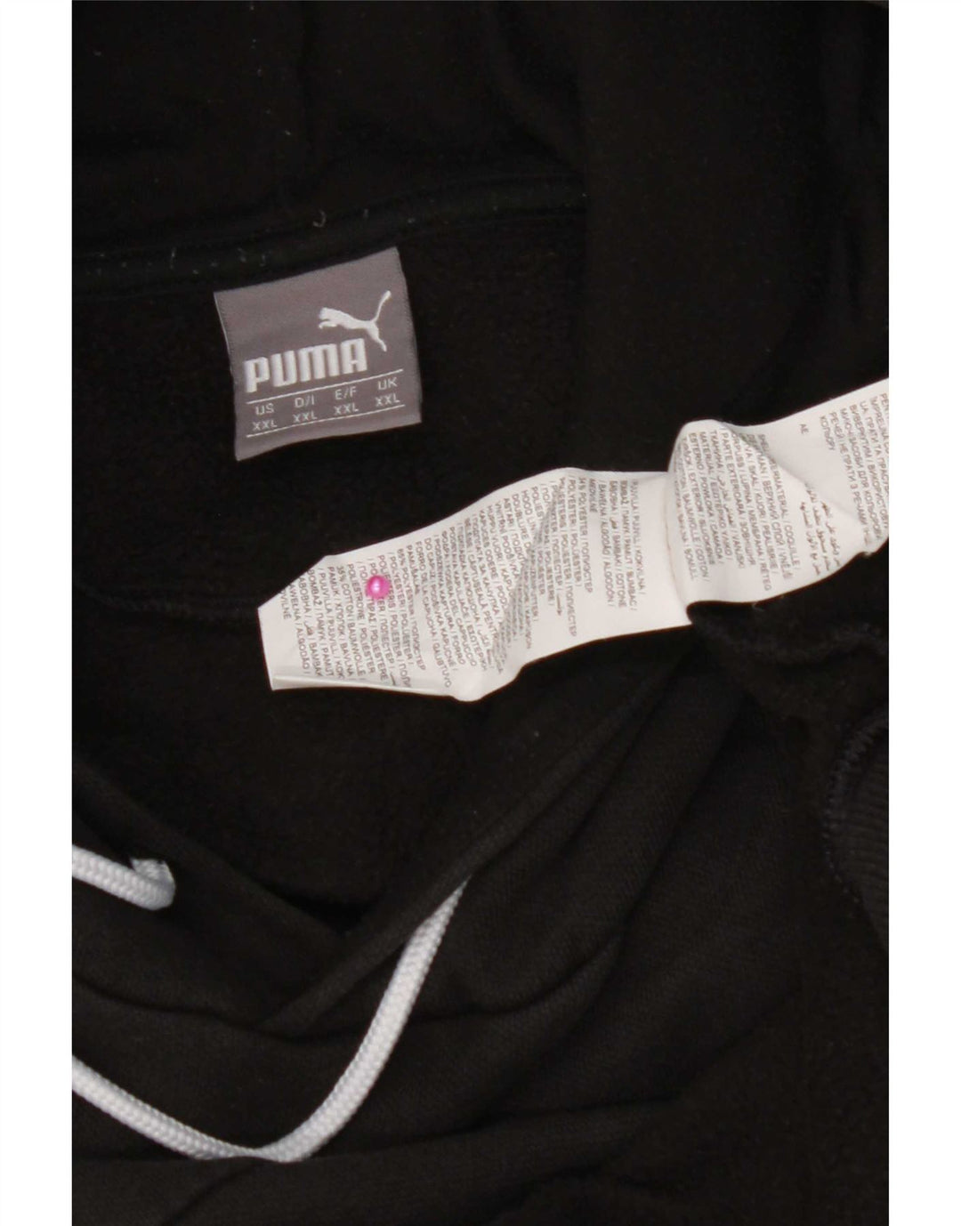 Puma hættetrøje til mænd 2XL sort bomuld