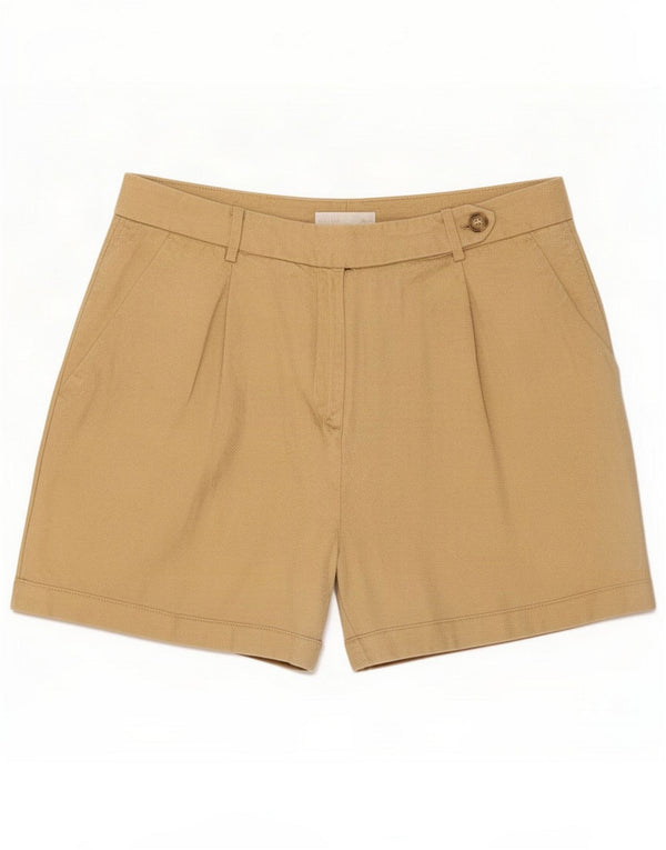 Marks & Spencer Chino Shorts til kvinder UK 16 Large W36 Beige Lyocell