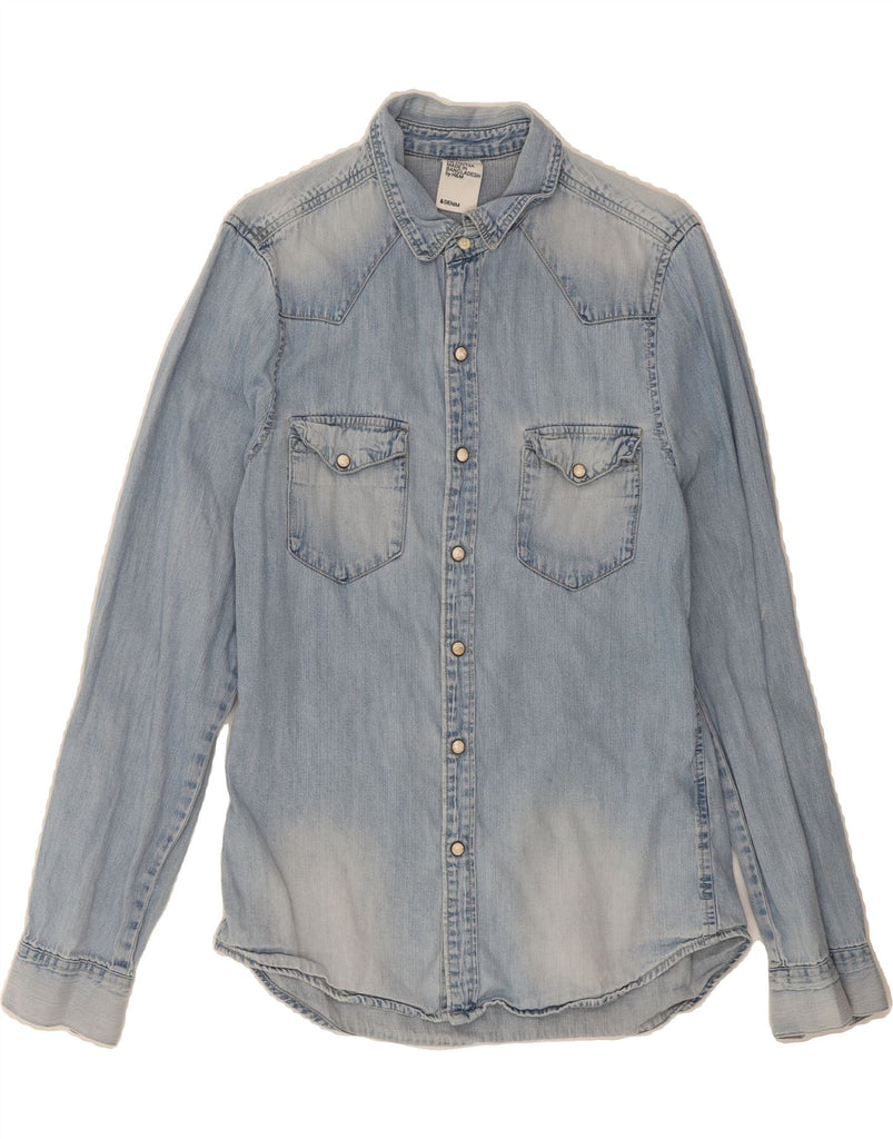 H&M Mens Denim Shirt Small Blue Vintage H&M and Second-Hand H&M from Messina Hembry 