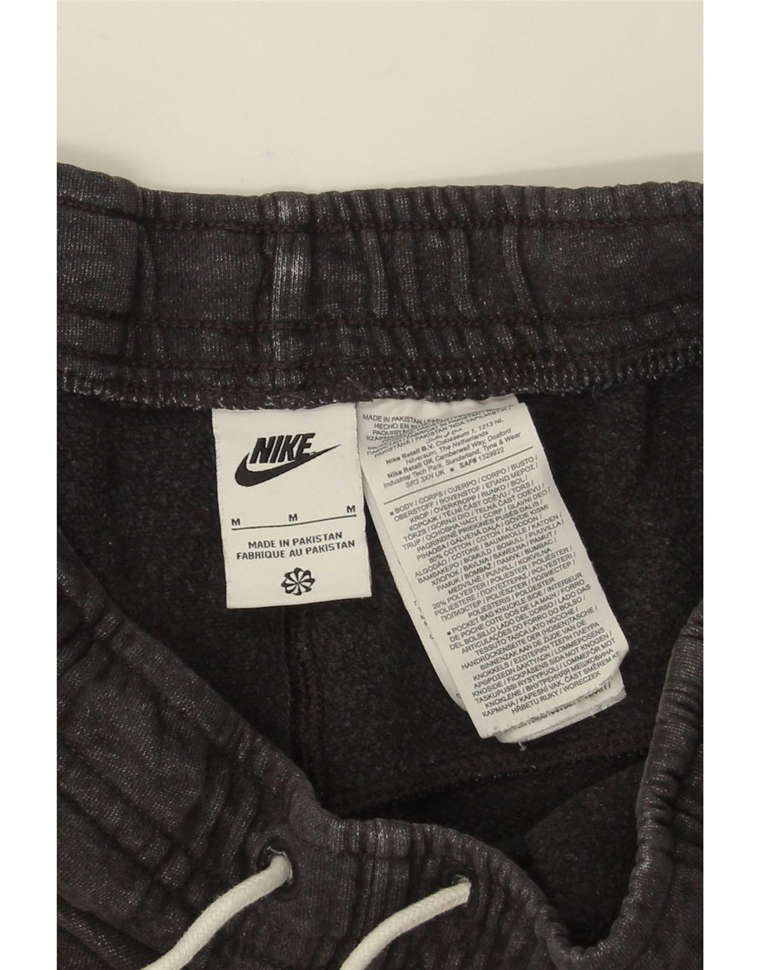Nike Sportshorts til mænd, mellemgrå flækket bomuld