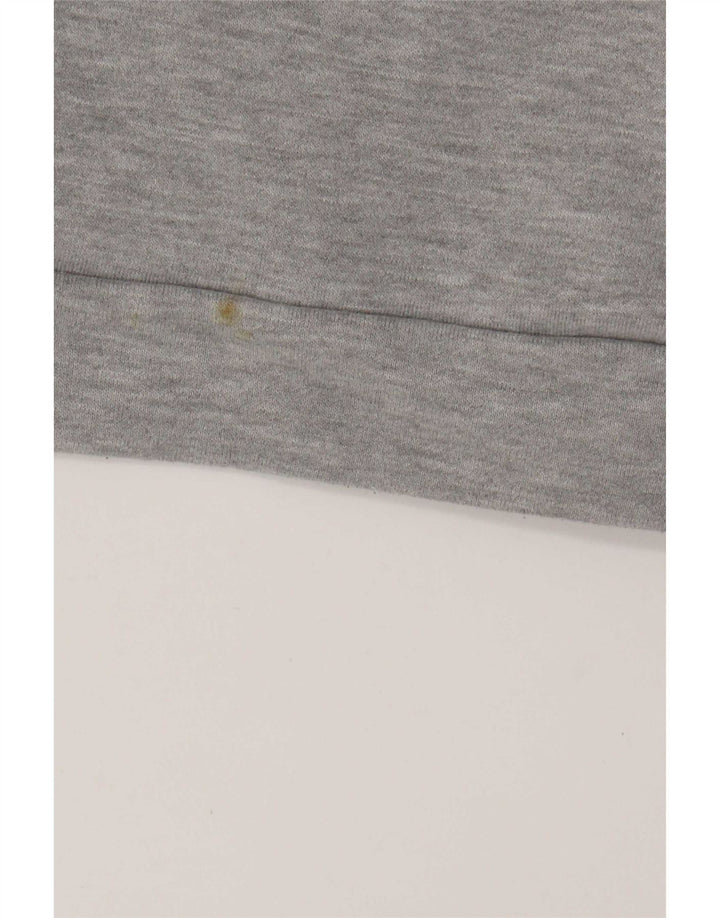 Nike hættetrøje med lynlås til mænd mellemgrå polyester