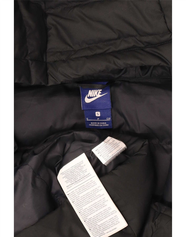 Nike polstret hættejakke til kvinder UK 10 Lille sort polyester
