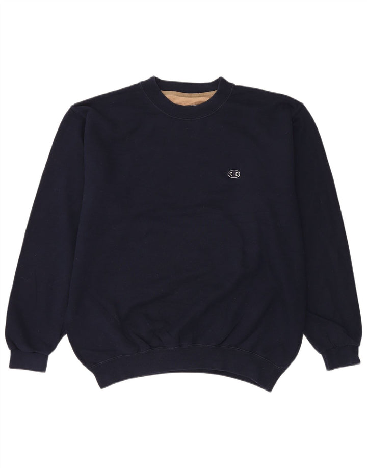 Champion Herre Sweatshirt Jumper XL Marineblå Bomuld