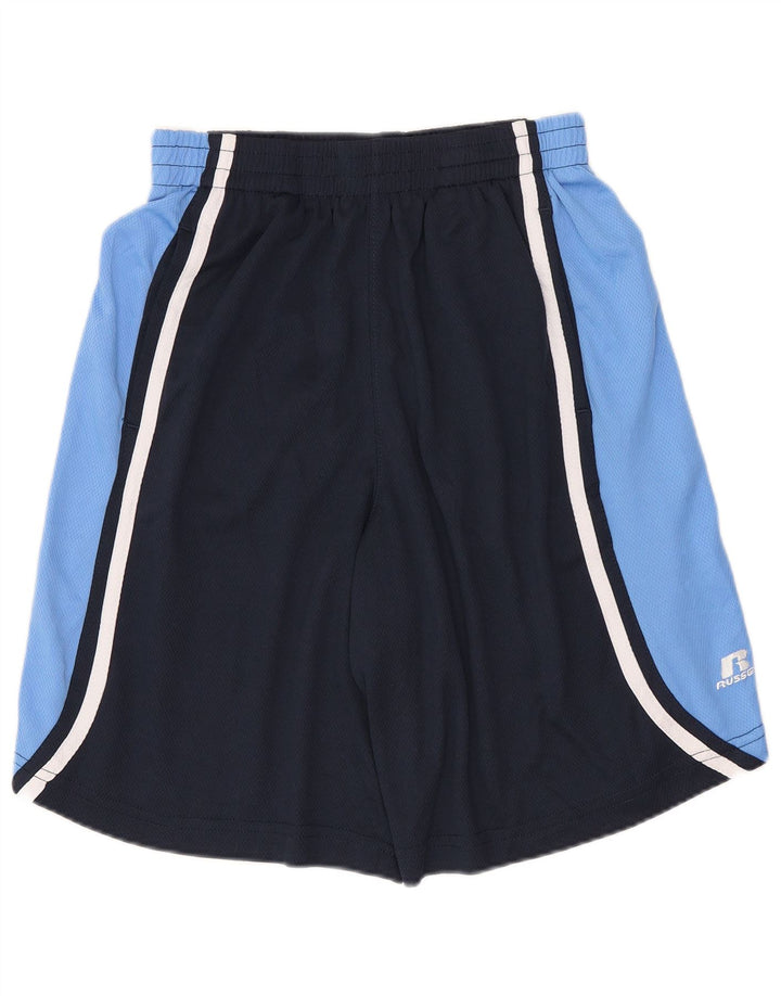 RUSSELL ATHLETIC Drenge Sportshorts 14-15 år Navy Blue Colourblock