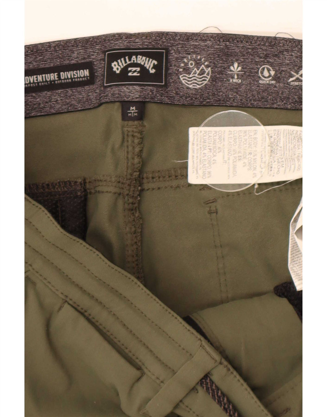 Billabong Herre Slim Chino Bukser Medium W32 L30 Khaki Nylon