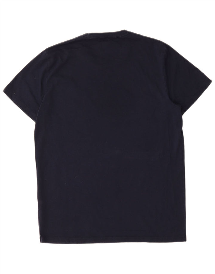 Hollister Herre T-shirt Top Medium Marineblå Bomuld