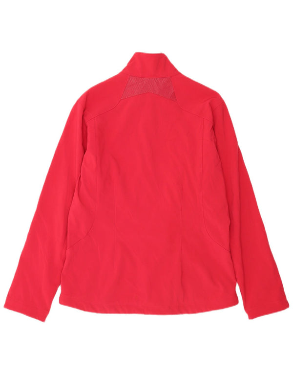 Brugi Dame træningsdragt Top Jacket UK 14 Large Red Polyester Sports