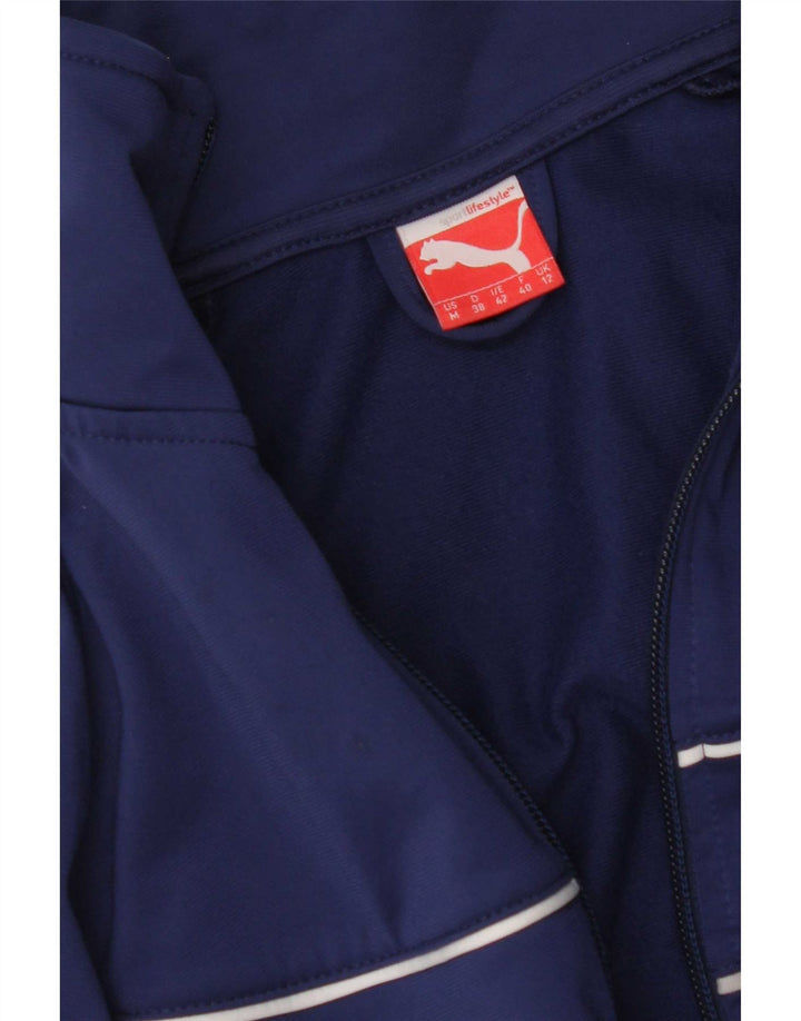 Puma træningsdragt topjakke til kvinder UK 12 Medium Navy Blue