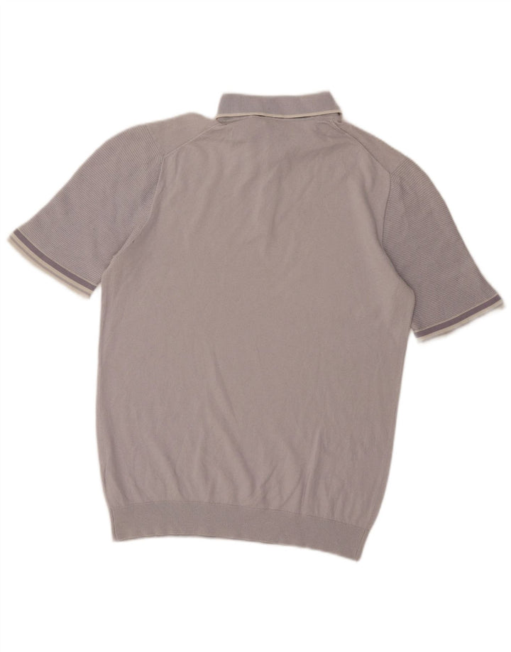 Reiss herre poloshirt mellemgrå bomuld