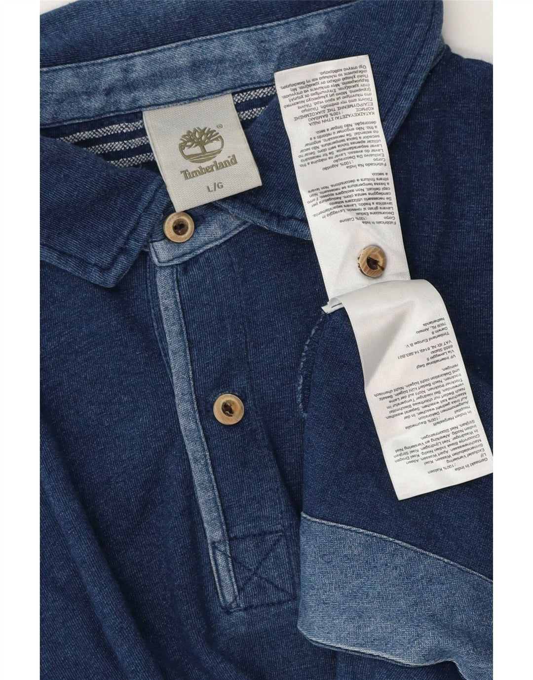 Timberland Herre poloshirt Stor marineblå bomuld