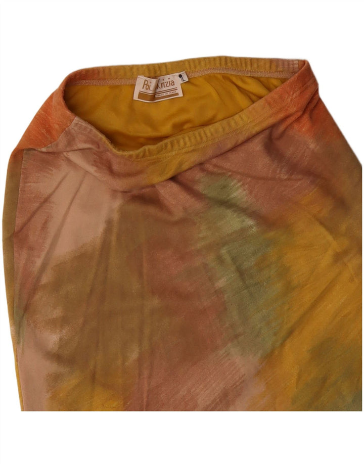 Krizia kvinders blyantnederdel Large W32 Multicolored Tie Dye