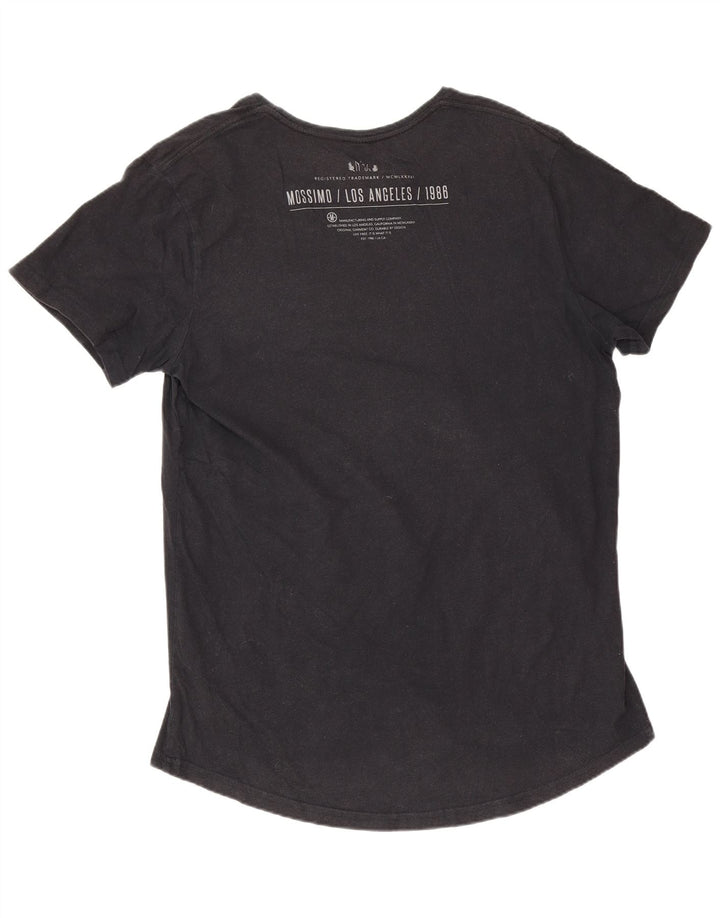 Mossimo Herre Los Angeles Grafisk T-Shirt Top Medium Sort Bomuld