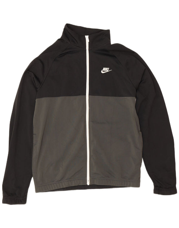Nike Herre Regular Fit træningsdragt Topjakke Medium Sort Colourblock Sports