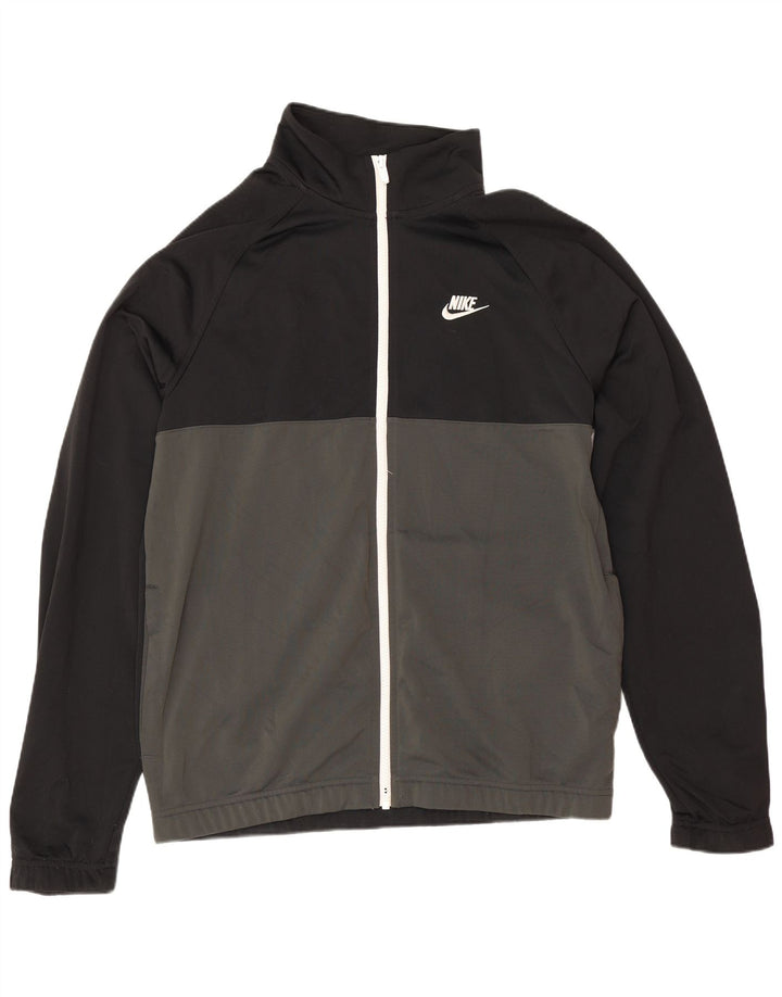 Nike Herre Regular Fit træningsdragt Topjakke Medium Sort Colourblock Sports