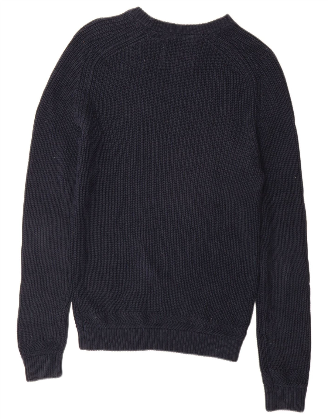 Jack Wills Mens Boat Neck Jumper Sweater Small Navy Blue Cotton