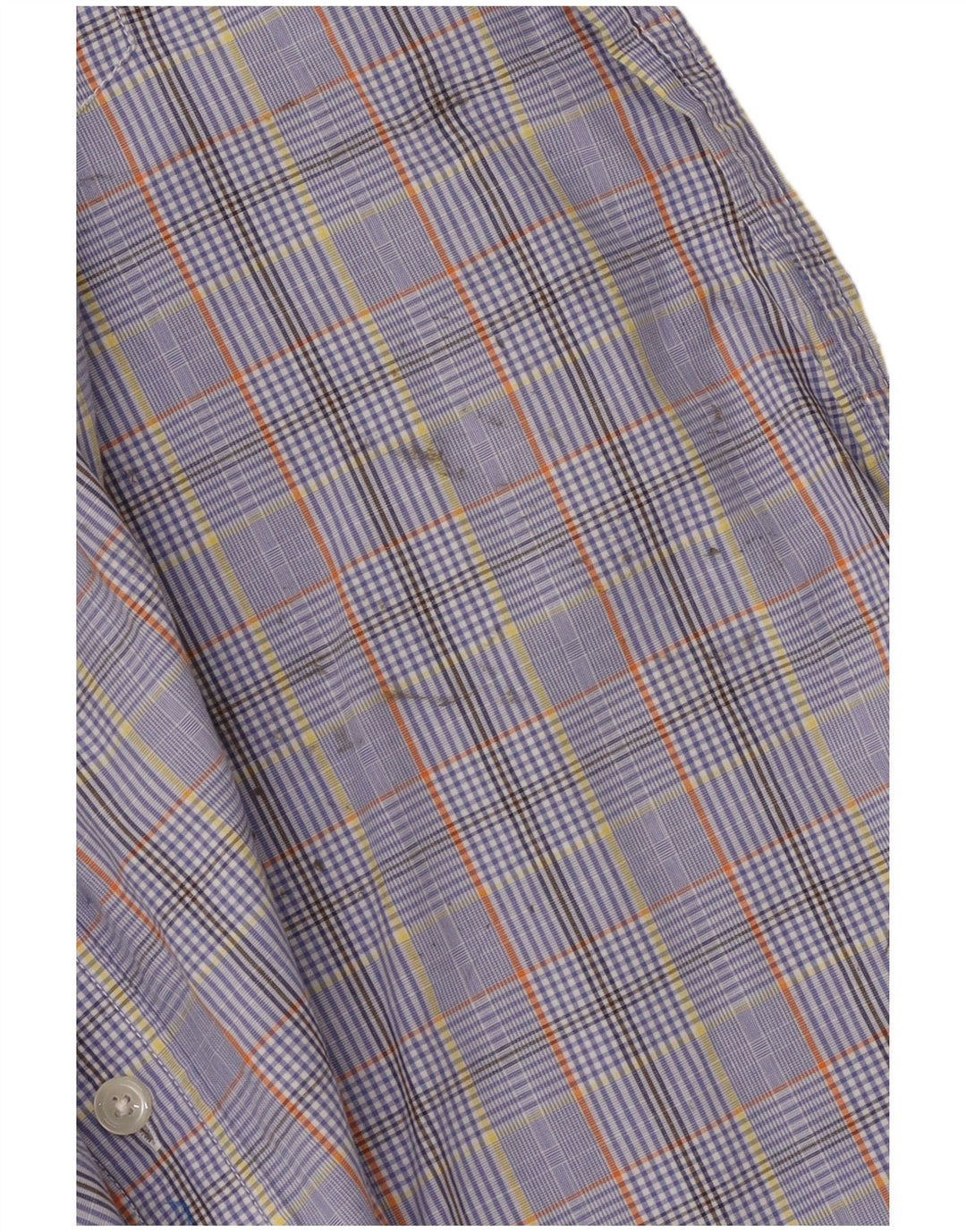 Eddie Bauer herreskjorte XL blå ternet bomuld