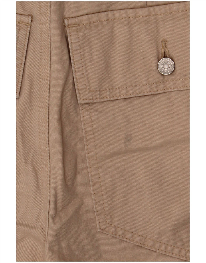 Tommy Hilfiger Dame High Rise Cargo Shorts W26 Small Beige
