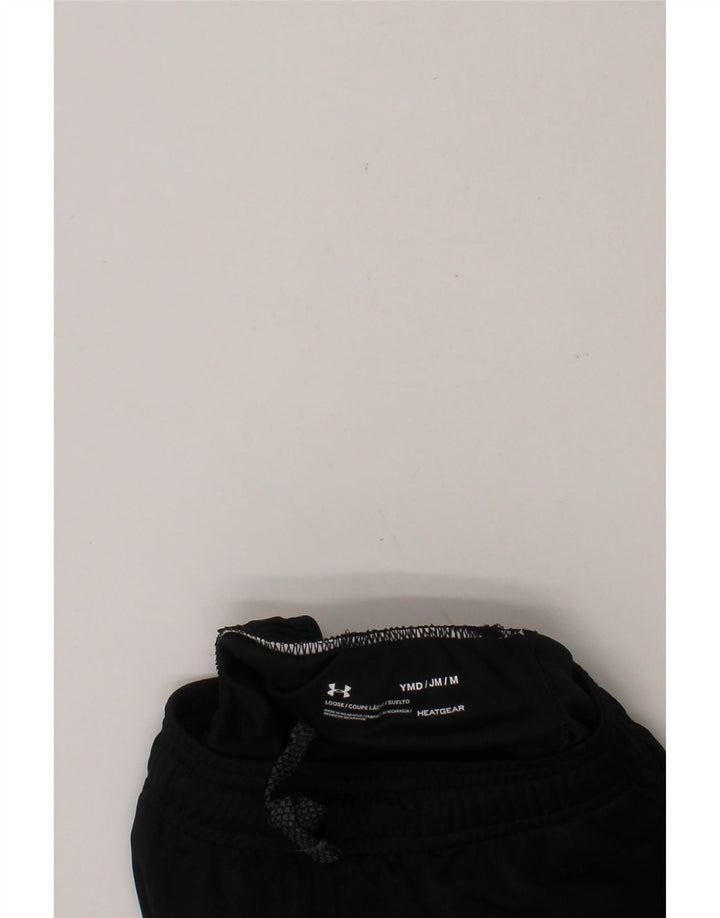 UNDER ARMOUR Boys Graphic Sport Shorts 9-10 Years Medium  Black Polyester Vintage Under Armour and Second-Hand Under Armour from Messina Hembry 