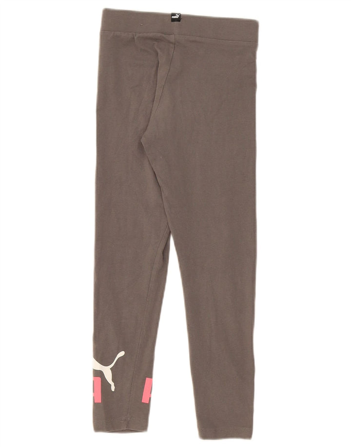Puma piger grafiske leggings 9-10 år grå