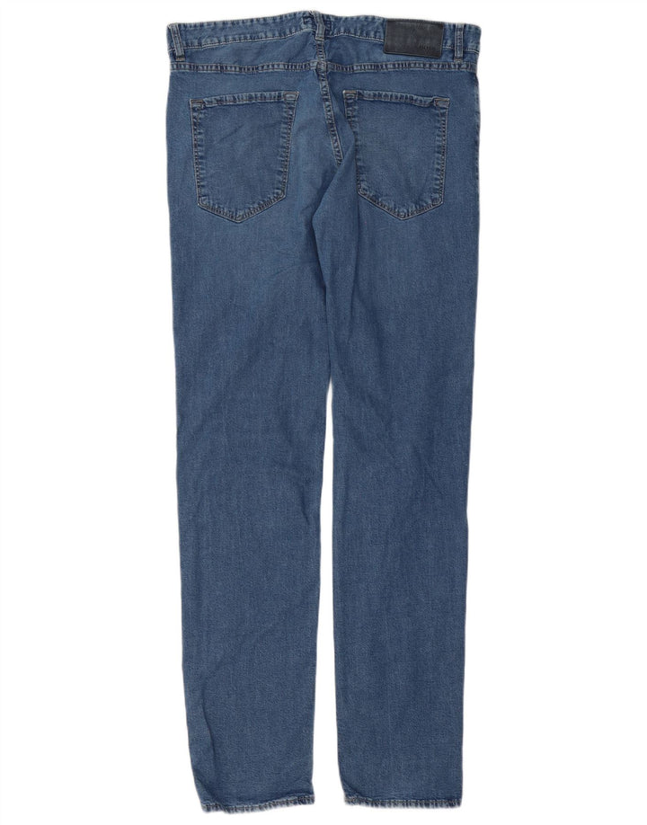 Hugo Boss Dame Slim Jeans W33 L34 Blå Bomuld