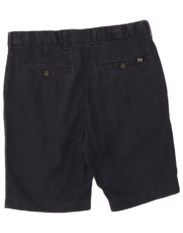 Marks & Spencer Herre Chino Shorts W32 Medium Navyblå Bomuld
