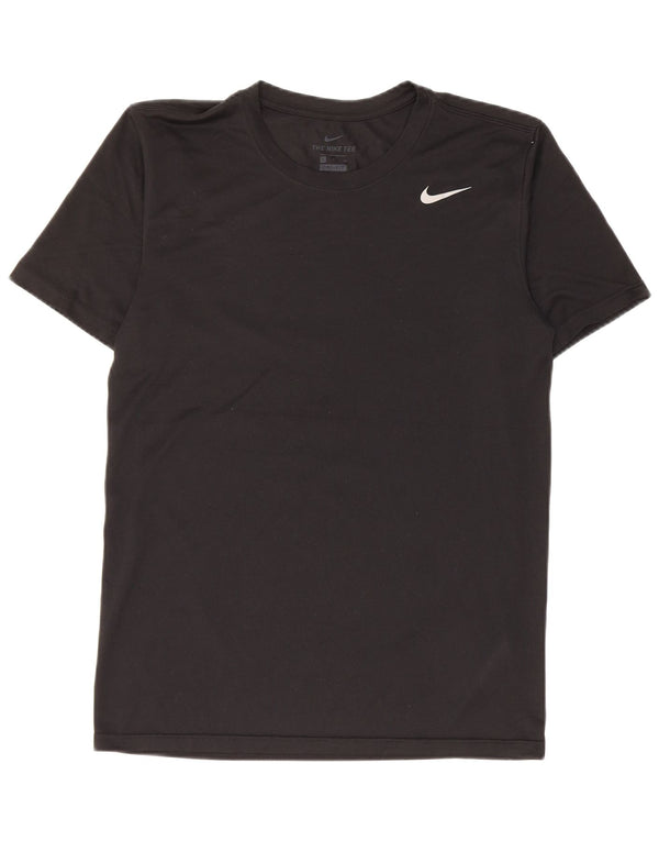 Nike herre Dri Fit T-shirt top lille sort polyester