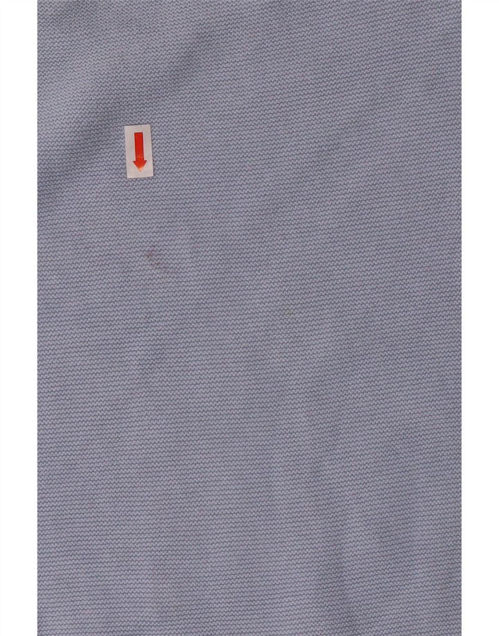 Hobbs Dame Boat Neck Jumper Sweater UK 16 Large Blue Cotton Classic