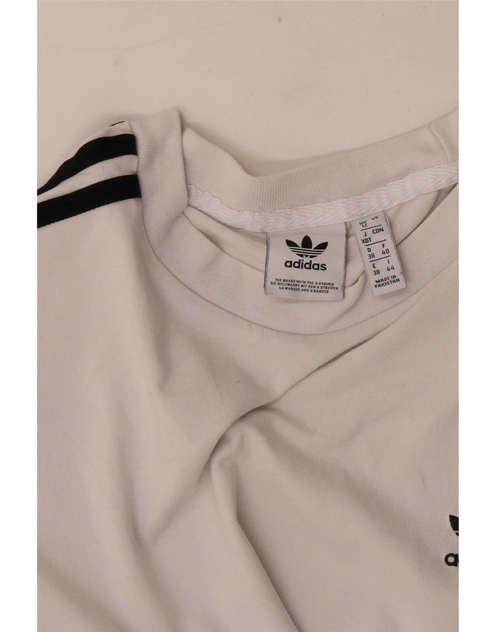 Adidas Dame Top Langærmet UK 12 Medium White