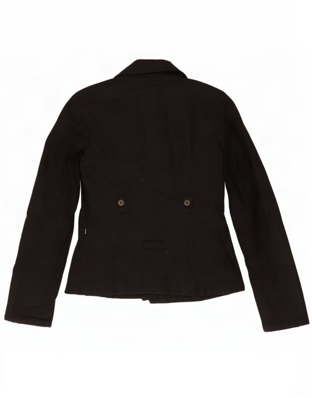 Vintage Utility Jacket til kvinder IT 40 Lille sort bomuld